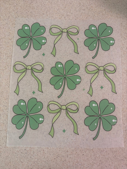 Shamrock and Bow Design