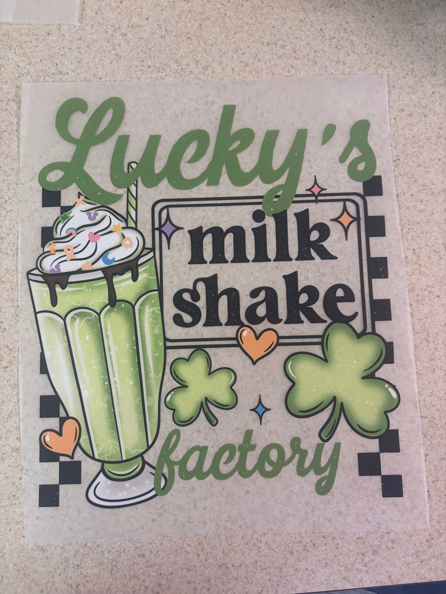 Lucky Milk Shake Design