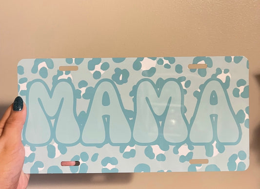 Mama Cheetah Front License Plate